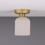 Osier Ceiling Light - Satin Brass