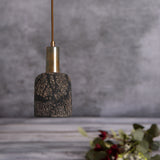 Osier Pendant - Black Clay