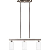 Oslo Linear Chandelier — Brushed Nickel