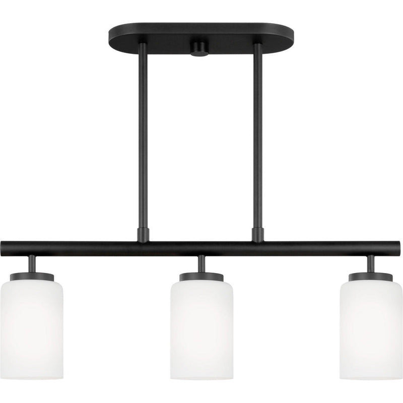 Oslo Linear Chandelier — Midnight Black