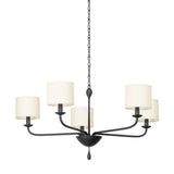 Osmond Chandelier - 5 Light - Black Iron by Troy Lighting