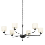 Osmond Chandelier - 6 Light - Black Iron by Troy Lighting
