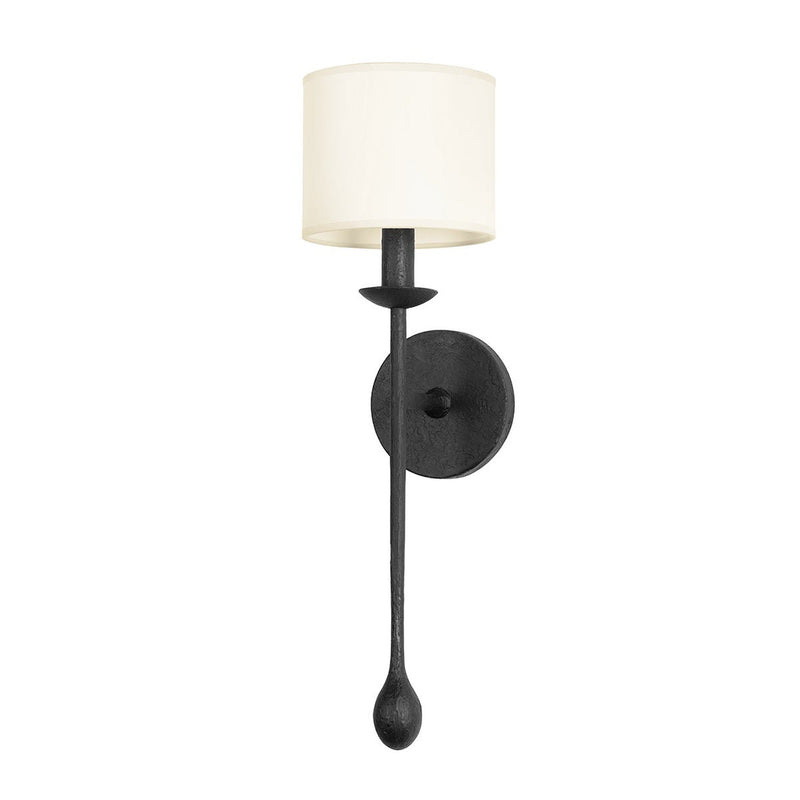 Osmond Wall Sconce - Black Iron by Troy Lighting