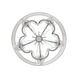 Othello Chandelier 24'' Polished Chrome