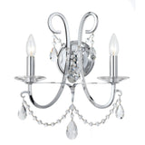 Othello Sconce 14'' Polished Chrome