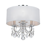Othello Semi-Flush Mount 14'' Polished Chrome