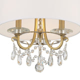 Othello Semi-Flush Mount 14'' Vibrant Gold