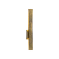 Oulu Wall Sconce - Small in Vintage Brass by Corbett