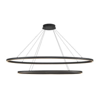 Ovale Chandelier Black By Kuzco