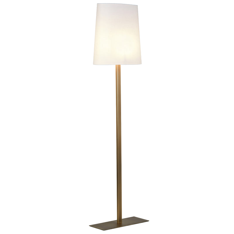 Ovale Floor Lamp Matt Light Satin Bronze By Contardi