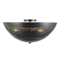 Overland Flush Mount — Urban Bronze