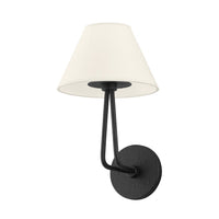 Ozias Wall Sconce - Black Iron by Troy Lighting