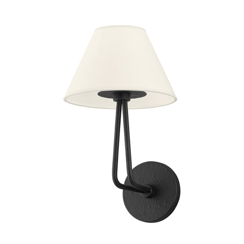 Ozias Wall Sconce - Black Iron by Troy Lighting