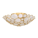 Palla 16'' Antique Gold Semi Flush Mount by Crystorama