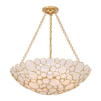 Palla 24.5'' Antique Gold Chandelier by Crystorama