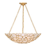 Palla 24.5'' Antique Gold Chandelier by Crystorama