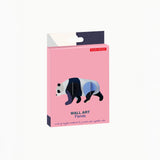 Panda Wall Art, flat-pack packaging