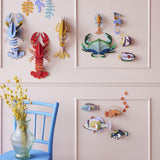 Parrotfish Wall Art, styled in an interior