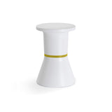 Pa.He.Ko Side Table - Pa, White, Mustard Ring