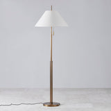 Clic Floor Lamp by Troy Lighting in Patina Brass - lifestyle 1