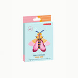 Pink Bee Wall Art, flat-pack packaging