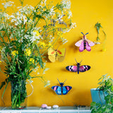 Pink Bee Wall Art, styled in an interior