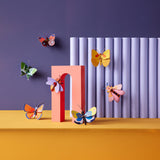 Pink Bee Wall Art, styled in an interior