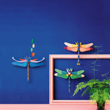 Pink Dragonfly Wall Art, styled in an interior