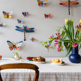 Pink Dragonfly Wall Art, styled in an interior