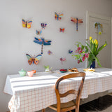 Pink Dragonfly Wall Art, styled in an interior