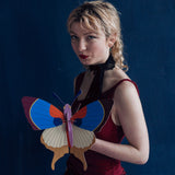 Plum Fringe Butterfly Wall Art, styled in an interior