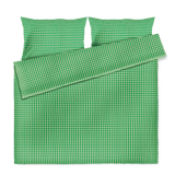 JUNA Bæk&Bølge Duvet Cover Set, Green/Sand King By JUNA