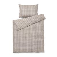 JUNA Bæk&Bølge Duvet Cover Set, Grey/Birch Twin By JUNA