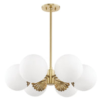 Paige Chandelier - Aged Brass