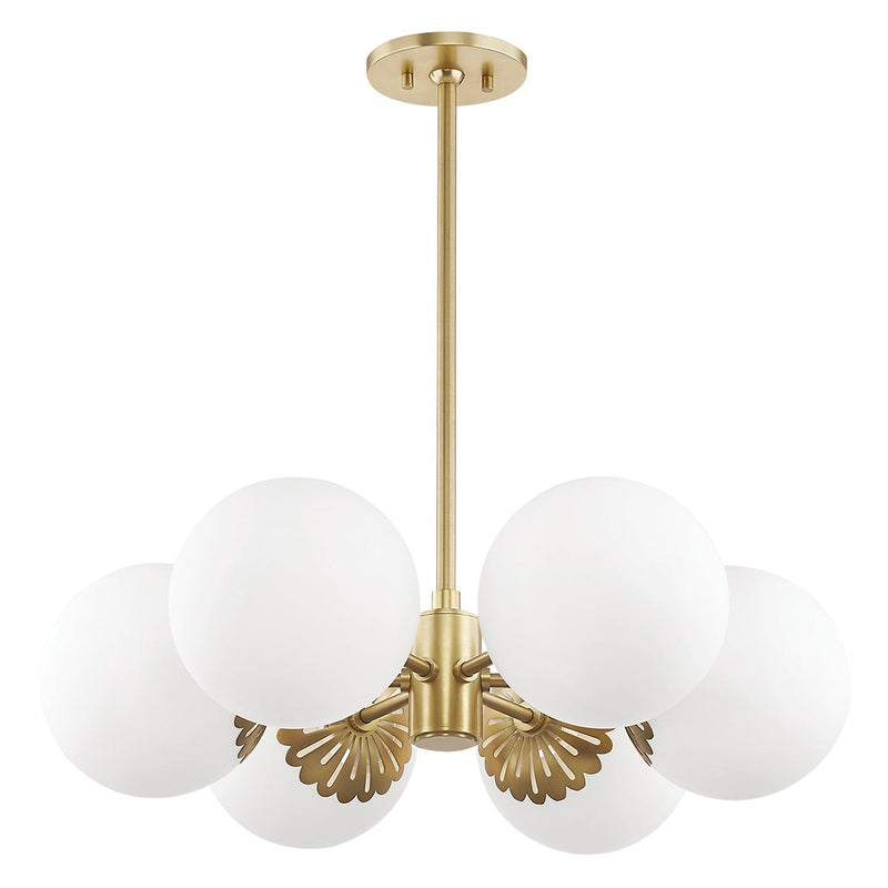 Paige Chandelier - Aged Brass