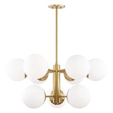 Paige Chandelier - Aged Brass