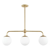 Paige Linear Suspension - Aged Brass