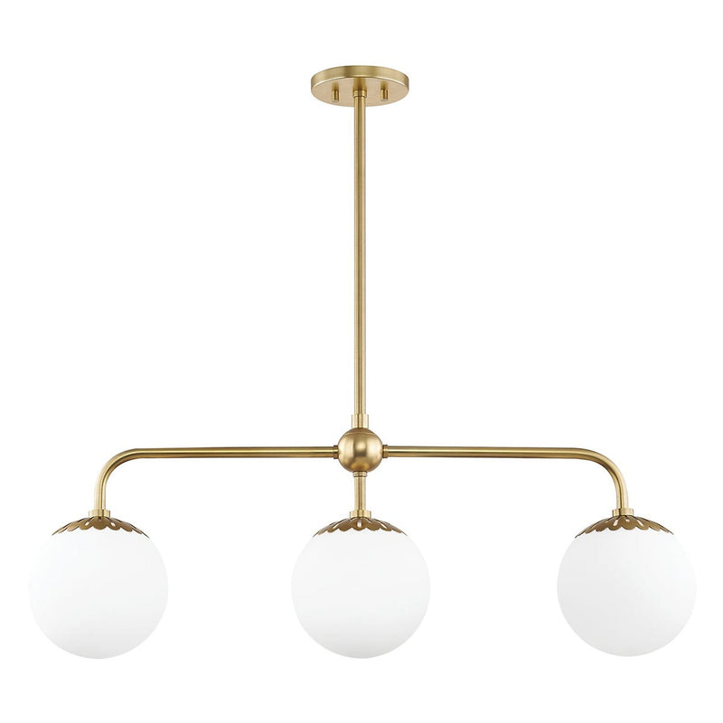 Paige Linear Suspension - Aged Brass