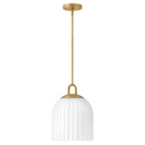 Paige Small Pendant - Lacquered Brass