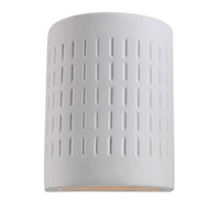 Paintable Ceramic Outdoor Wall Lantern