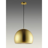 Palla LED Pendant by ET2 - 16 Inch, Satin Brass / Coffee