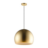 Palla LED Pendant by ET2 - 20 Inch, Satin Brass / Coffee
