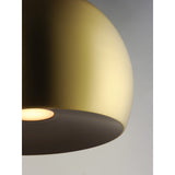 Palla LED Pendant by ET2 - 20 Inch, Satin Brass / Coffee