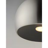 Palla LED Pendant by ET2 - 20 Inch, Satin Nickel / Black