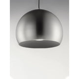 Palla LED Pendant by ET2 - 20 Inch, Satin Nickel / Black