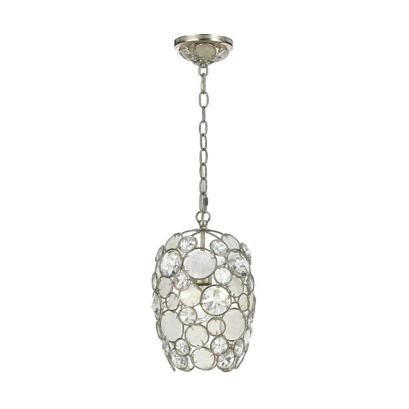 Palla Mini Chandelier 8.5'' Antique Silver