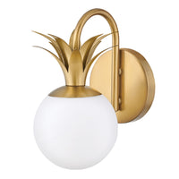 Palma Medium Single Light Vanity - Heritage Brass - by Hinkley