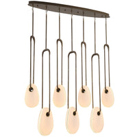 Palmea Linear Suspension Aged Brass By Avenue Lighting