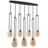 Palmea Linear Suspension Matte Black By Avenue Lighting