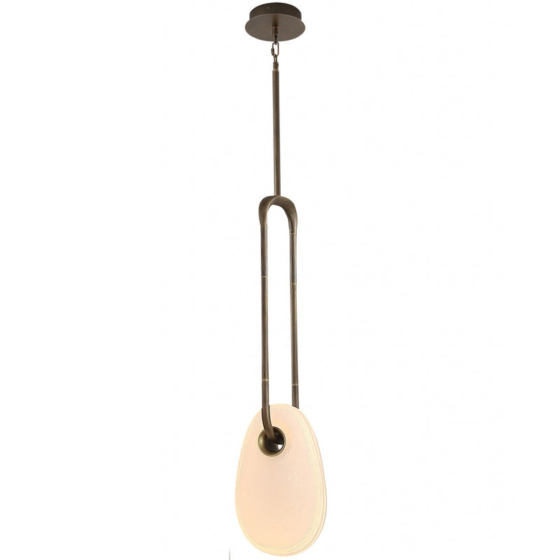Palmea Pendant Light Small Aged Brass By Avenue Lighting